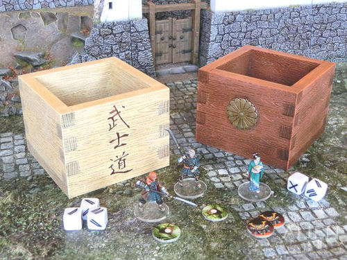  Samurai Wooden Sake Cup